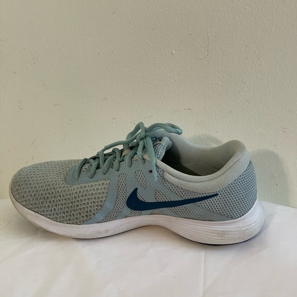 Nike Women's Revolution 4 Running Shoe Ocean Bliss/Blue Force/Glacier Blue SZ 7 - Picture 6 of 13